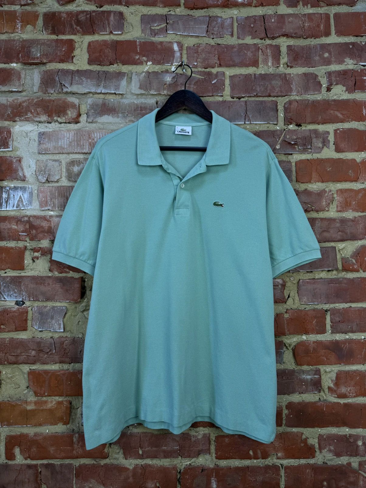 Lacoste LACOSTE Mint Color Short Sleeve Polo Shirt Size US XL / EU 56 / 4 - 1 Thumbnail
