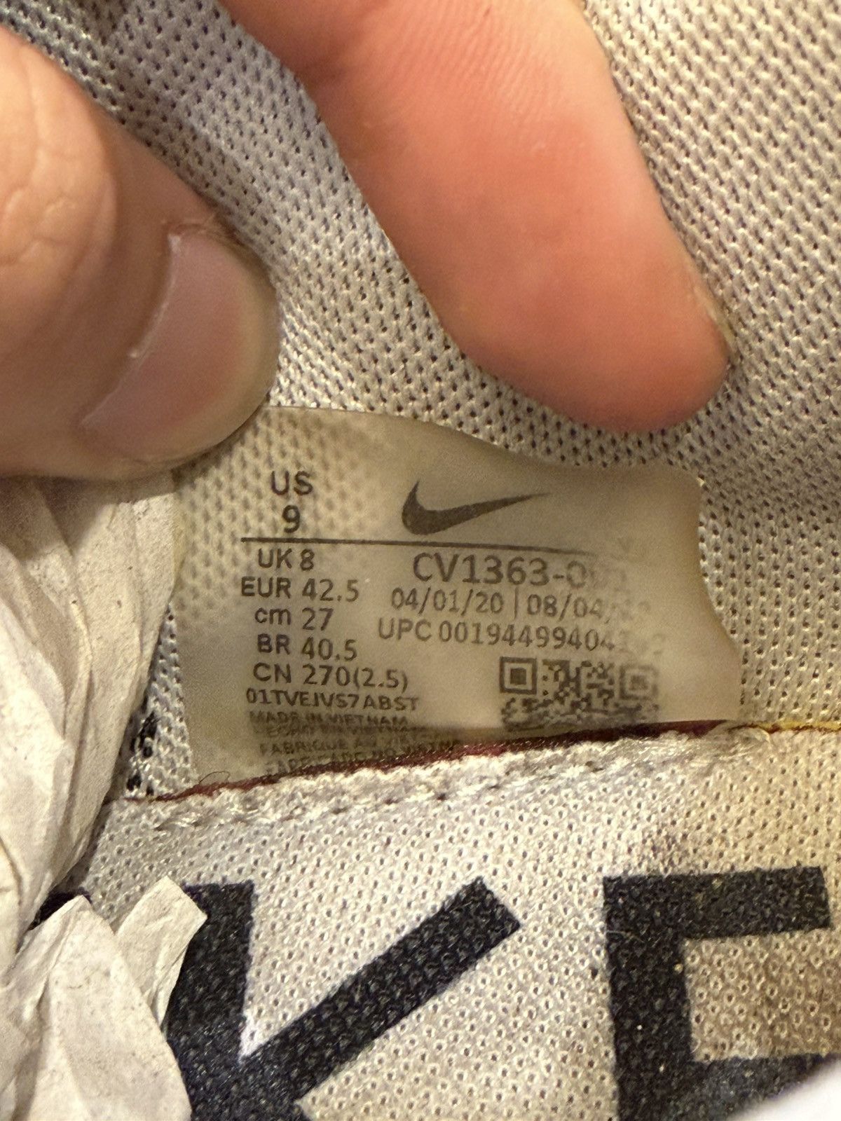 Nike × Sacai Sacai x Nike Vaporwaffle - Black White Size US 8 / EU 41 - 8 Thumbnail