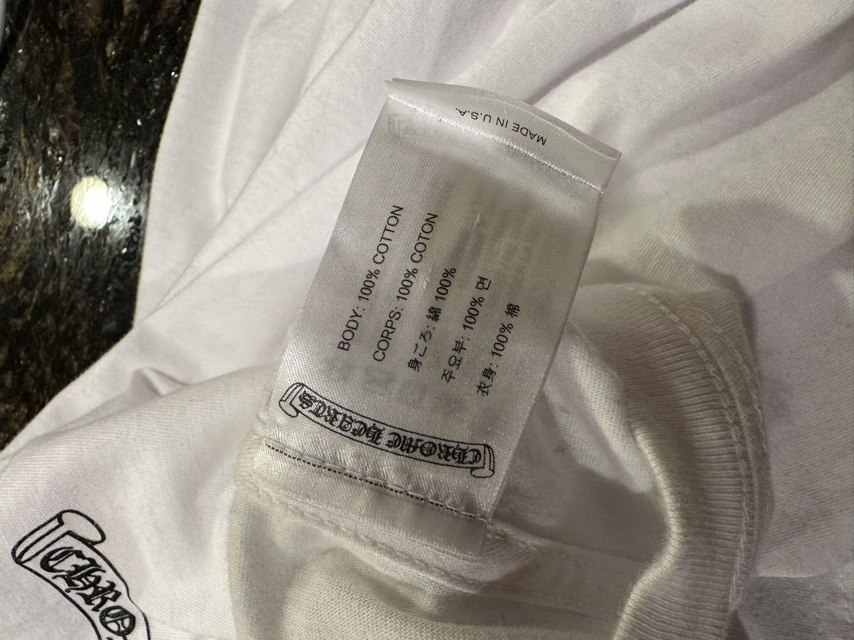 Chrome Hearts Chrome Hearts Welcome to Las Vegas Scroll Logo White Tee Size US XL / EU 56 / 4 - 11 Thumbnail