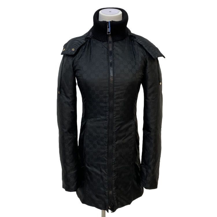 Gucci Gucci GG Monogram Ribbed Collar Jacket Size 36 Size XS / US 0-2 / IT 36-38 - 1 Thumbnail