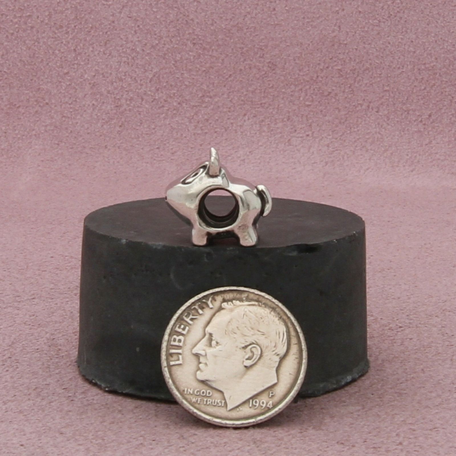 pandora pandora sterling silver spot the dog bead (790258) charm Size ONE SIZE - 2 Thumbnail