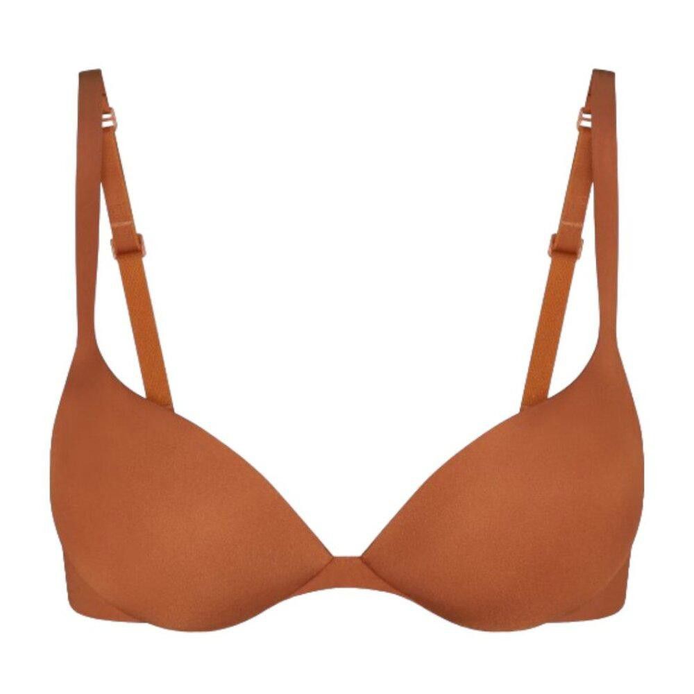 Designer SKB1703 Skims NWT Push up Plunge Bra Bronze 38C Size ONE SIZE - 1 Thumbnail