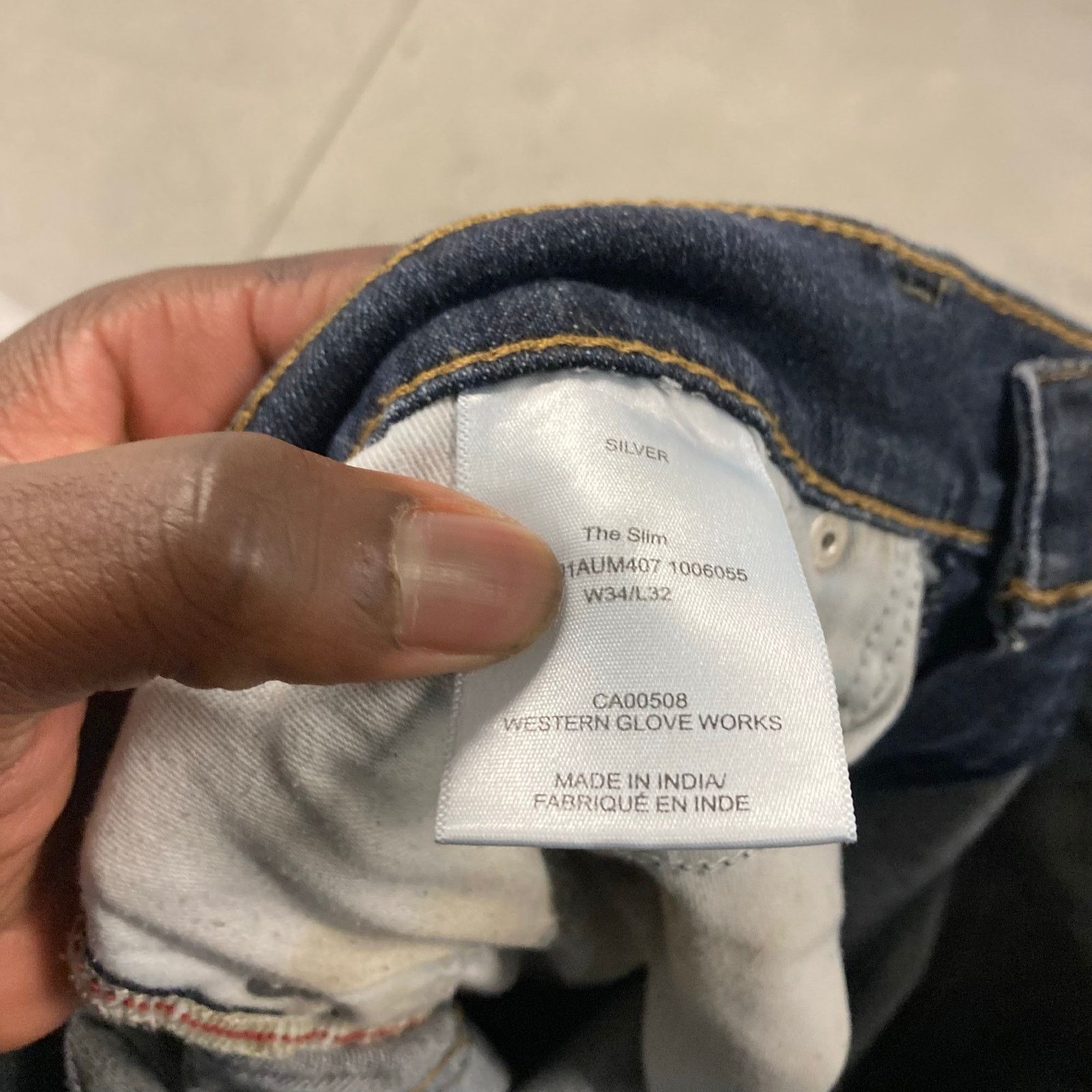 Silver Jeans Co. × Vintage Y2K slim silver western Jeans 34x32 Size US 34 / EU 50 - 4 Thumbnail