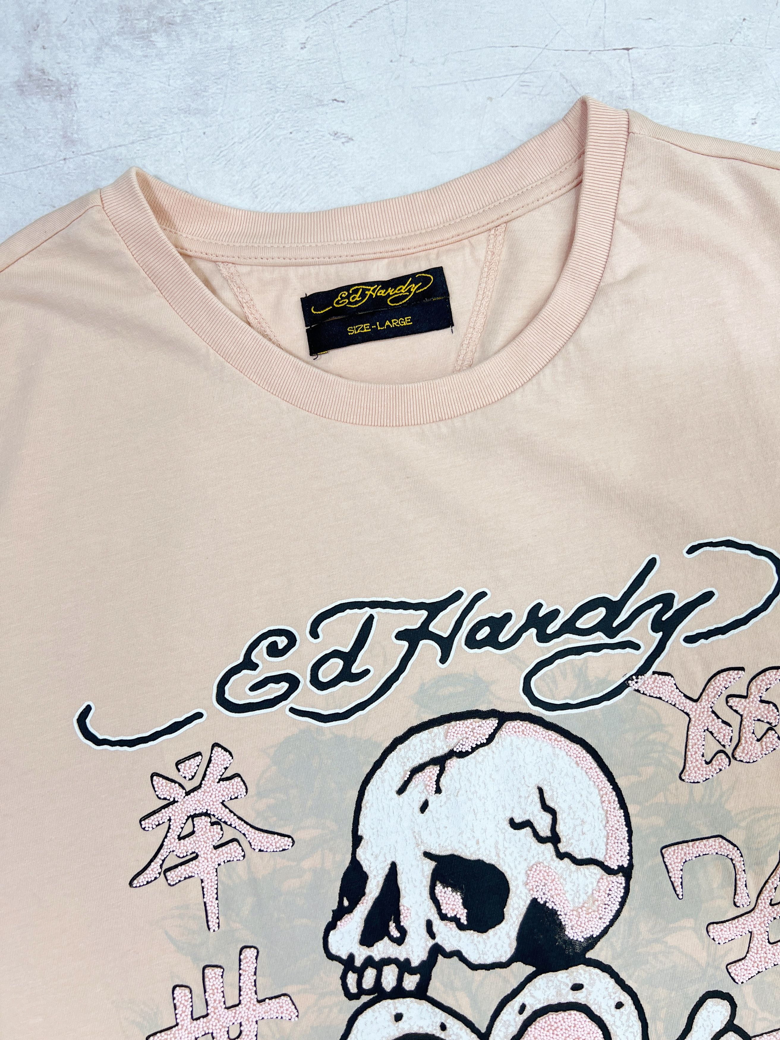 Christian Audigier × Ed Hardy Ed Hardy T-Shirt Tokyo Japan Skull Logo Size US M / EU 48-50 / 2 - 3 Thumbnail
