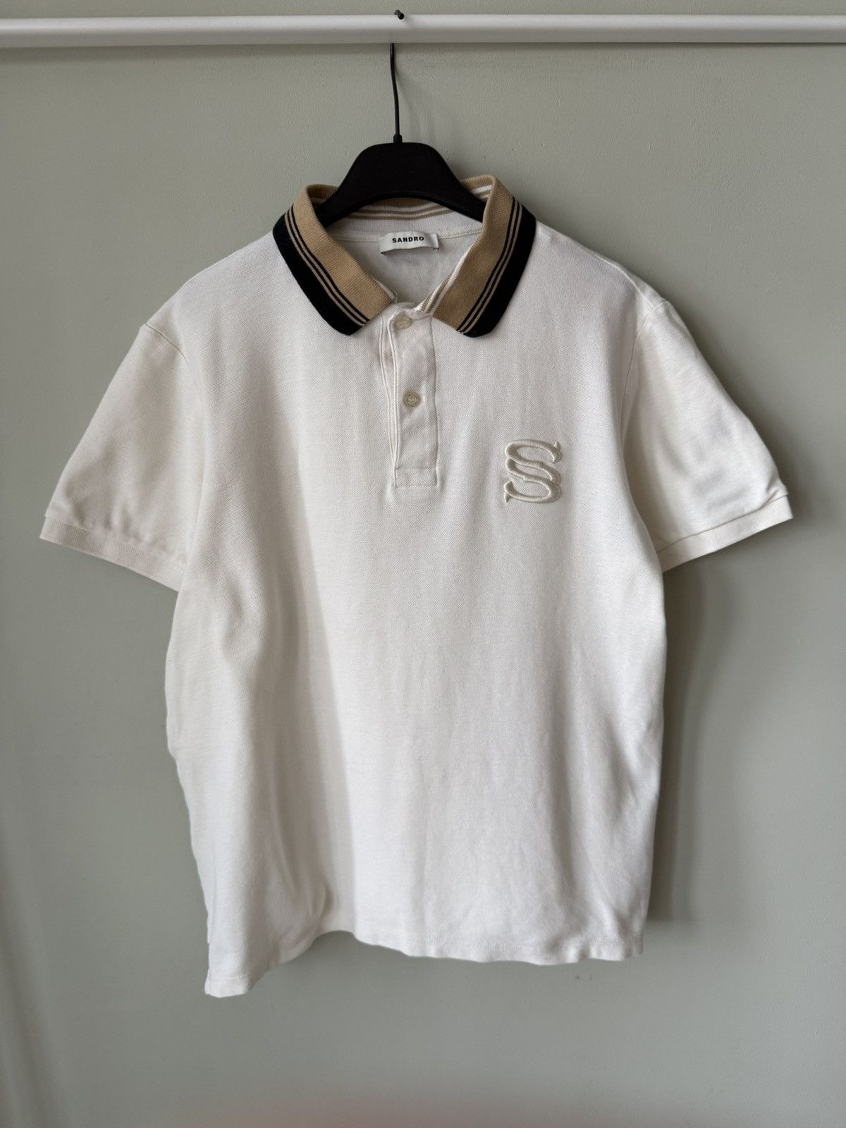 Sandro Sandro Paris logo polo tshirt Size US S / EU 44-46 / 1 - 1 Thumbnail