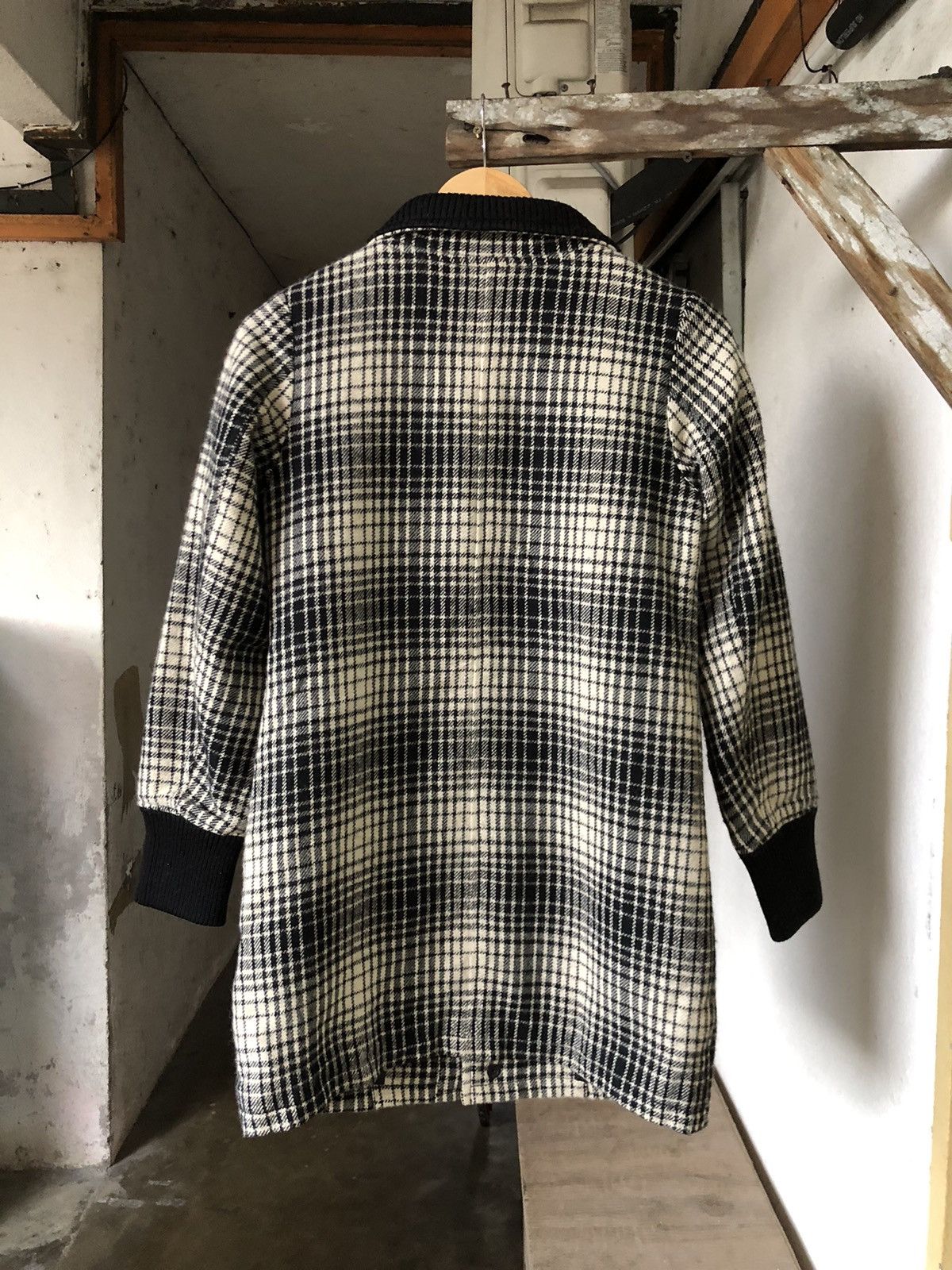 Hysteric Glamour Hysteric Glamour Ginham Wool Coat Jacket Size ONE SIZE - 2 Thumbnail