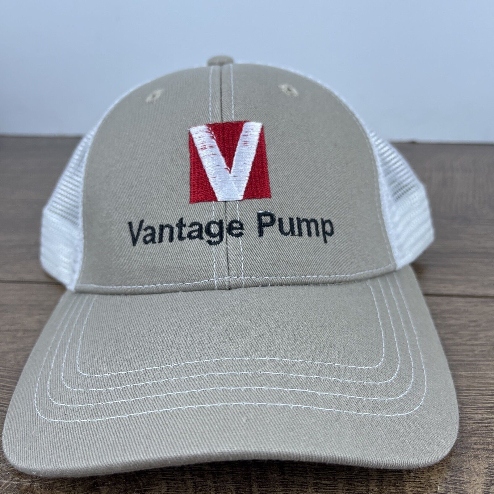 Other Vantage Pump Hat Tan Brown Hat Adjustable Adult Hat Tan Cap Size ONE SIZE - 2 Thumbnail