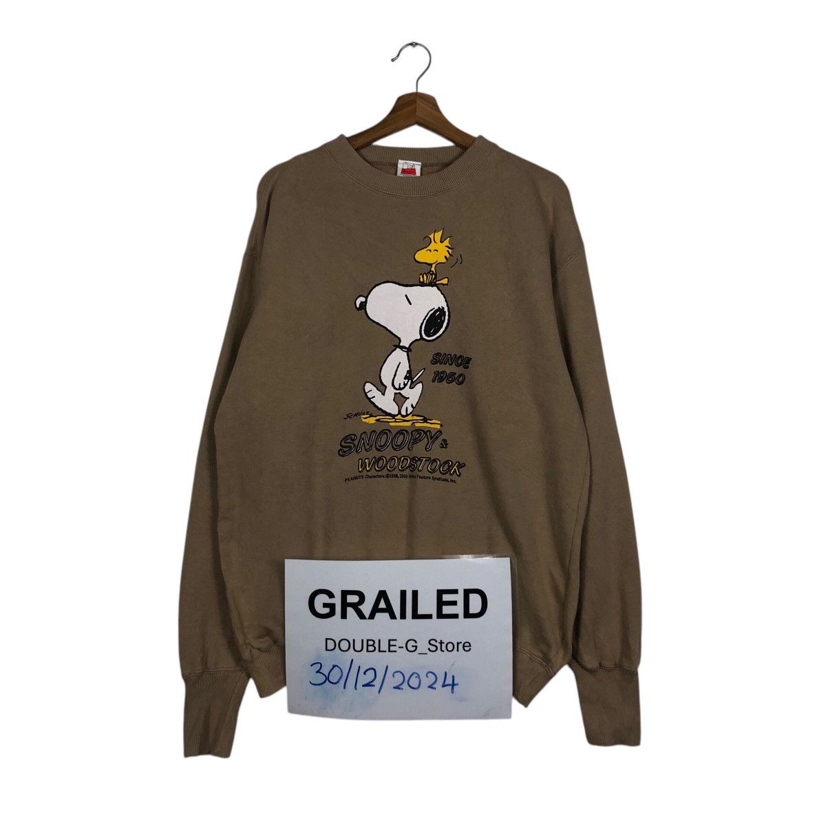 Cartoon Network 📌Vintage Sweatshirt Peanuts Cartoon Big Logo Size US M / EU 48-50 / 2 - 1 Thumbnail