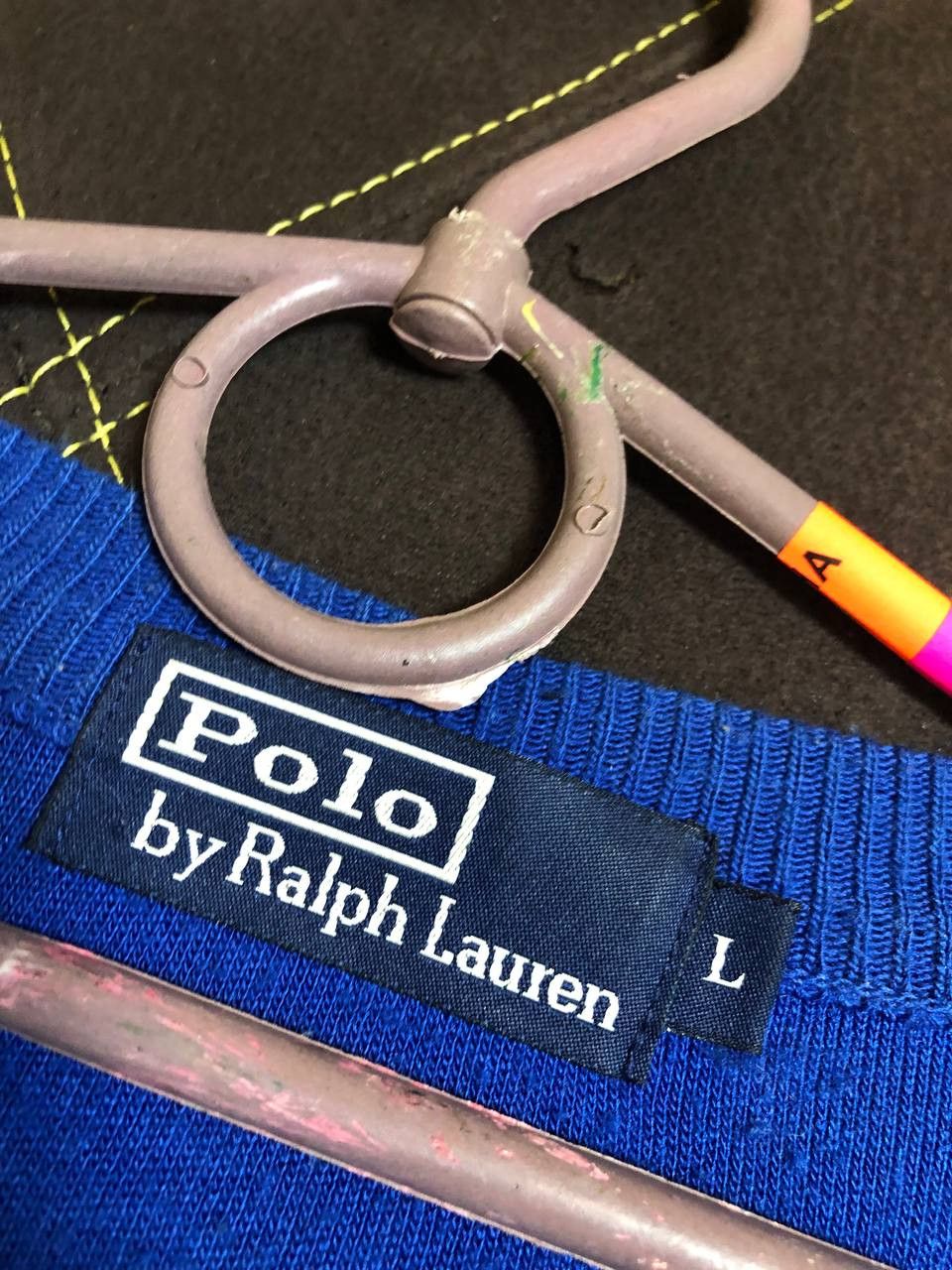 Polo Ralph Lauren Vintage RALPH LAUREN POLO Jumper Sweater V-Neck Size US L / EU 52-54 / 3 - 2 Thumbnail