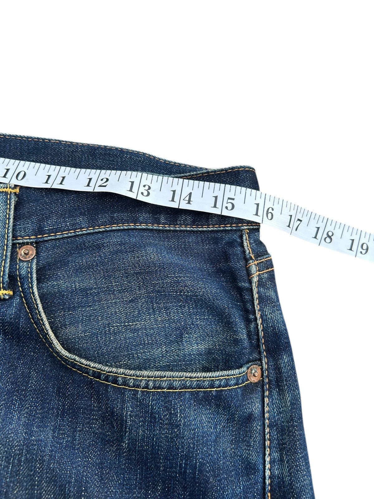 Kapital Vintage Edwin 505X Selvedge Distressed Denim Jeans Size US 32 / EU 48 - 12 Thumbnail