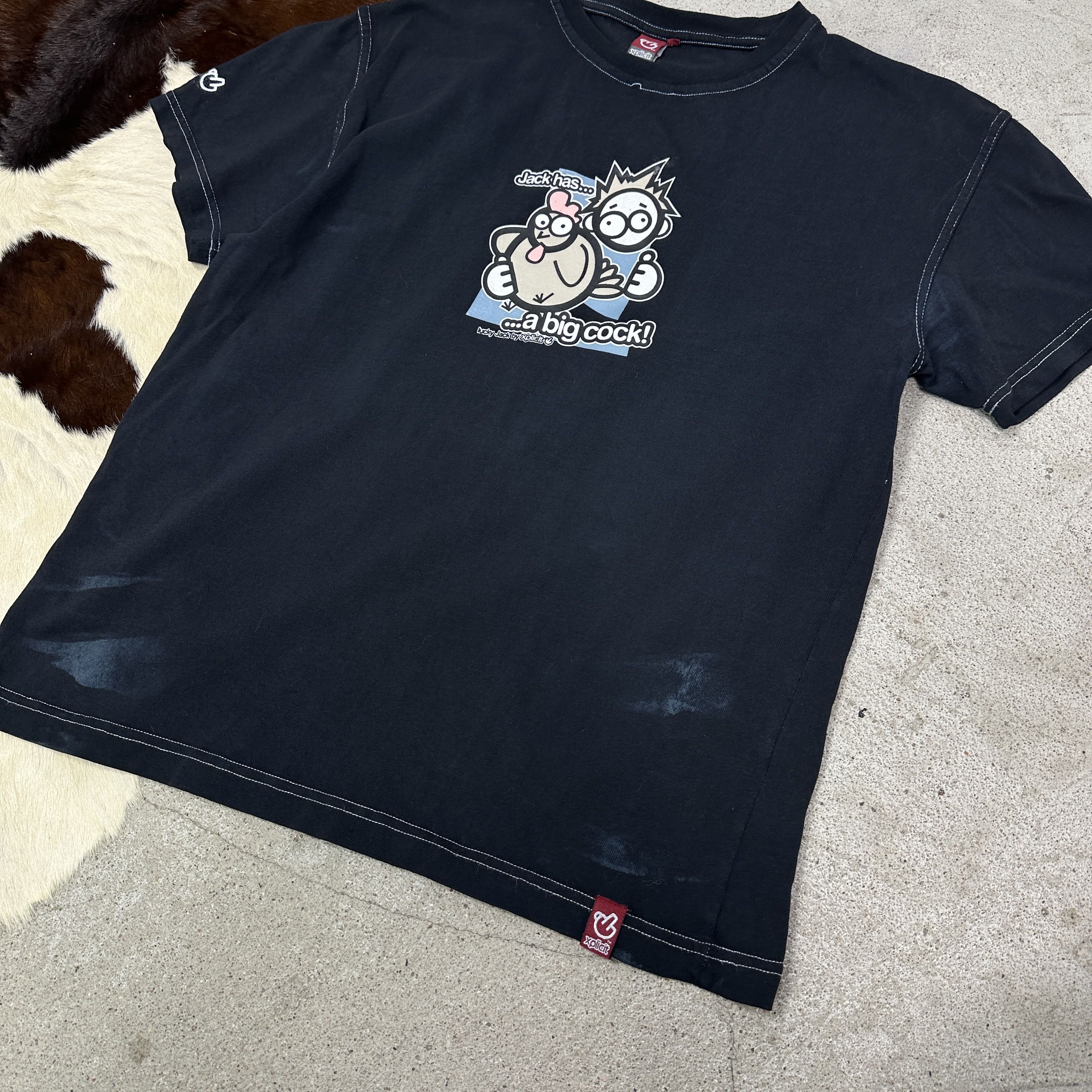 Vintage Vintage Casual Streetwear Funny Printed Oversize T-shirt Y2K Size US L / EU 52-54 / 3 - 3 Thumbnail