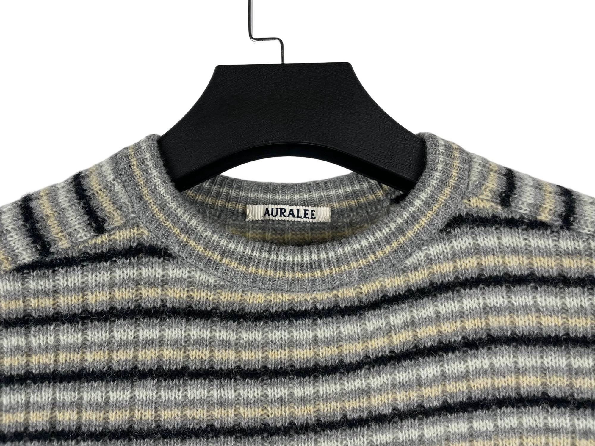 Auralee AURALEE AW25 Striped Knit Sweater Size 5 Size US XXL / EU 58 / 5 - 3 Thumbnail