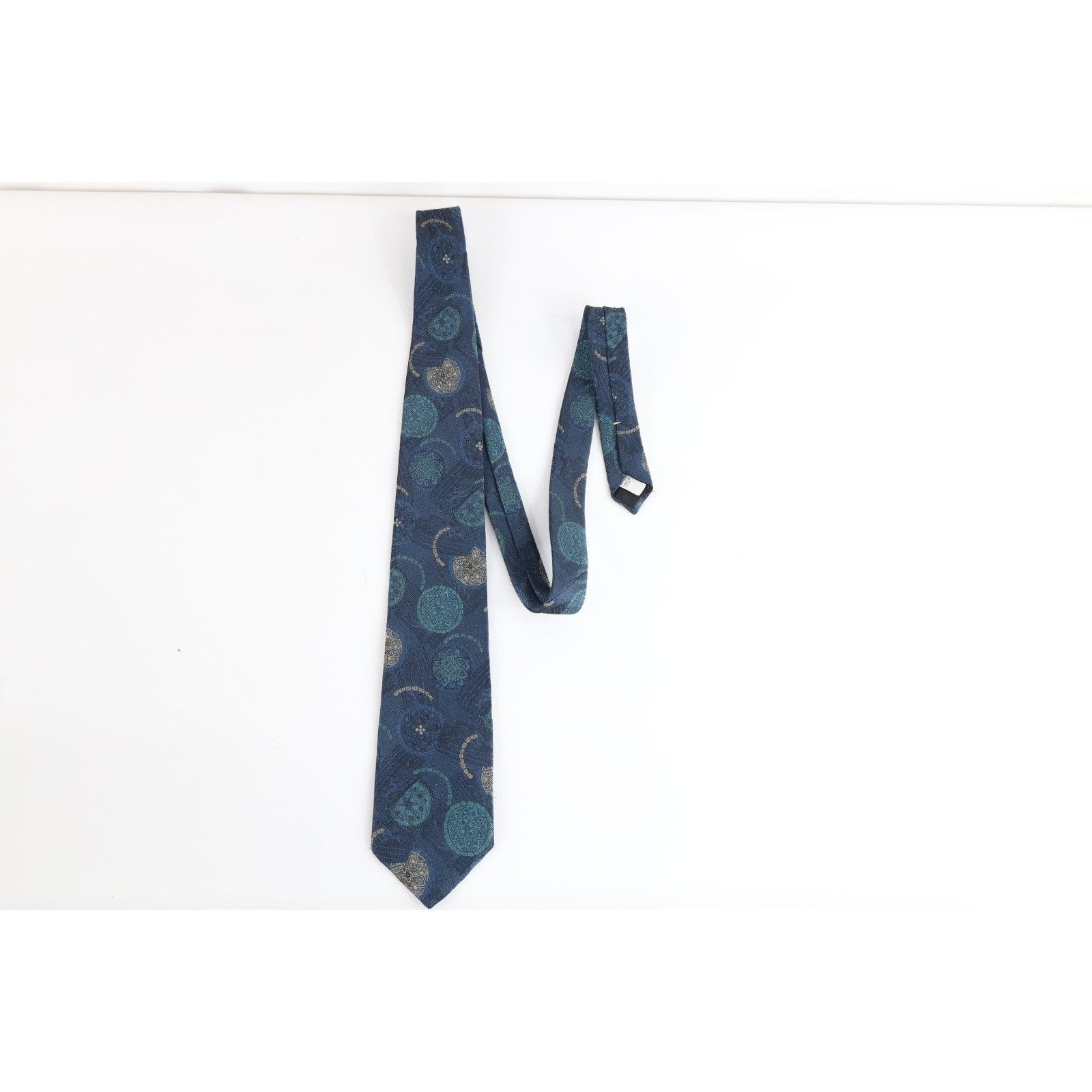 Vintage Vintage 90s Streetwear Geometric Flower of Life Neck Tie Size ONE SIZE - 3 Thumbnail