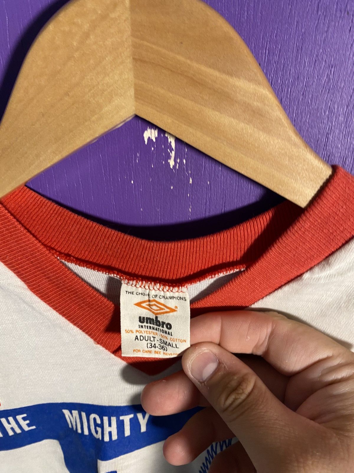 Umbro × Vintage Vintage 80s Umbro The mighty titans jersey shirt Size US S / EU 44-46 / 1 - 4 Thumbnail