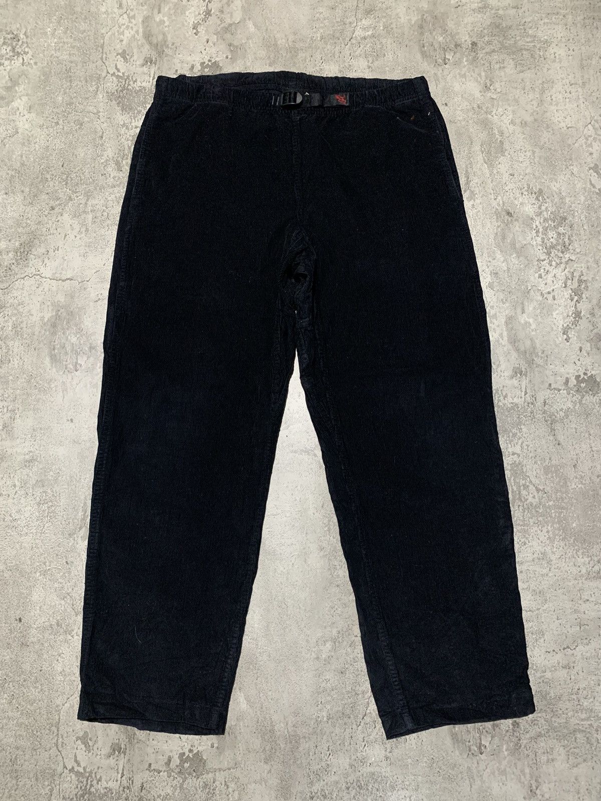 Gramicci Gramicci black corduroy belted loose tapered pants Size US 36 / EU 52 - 1 Thumbnail