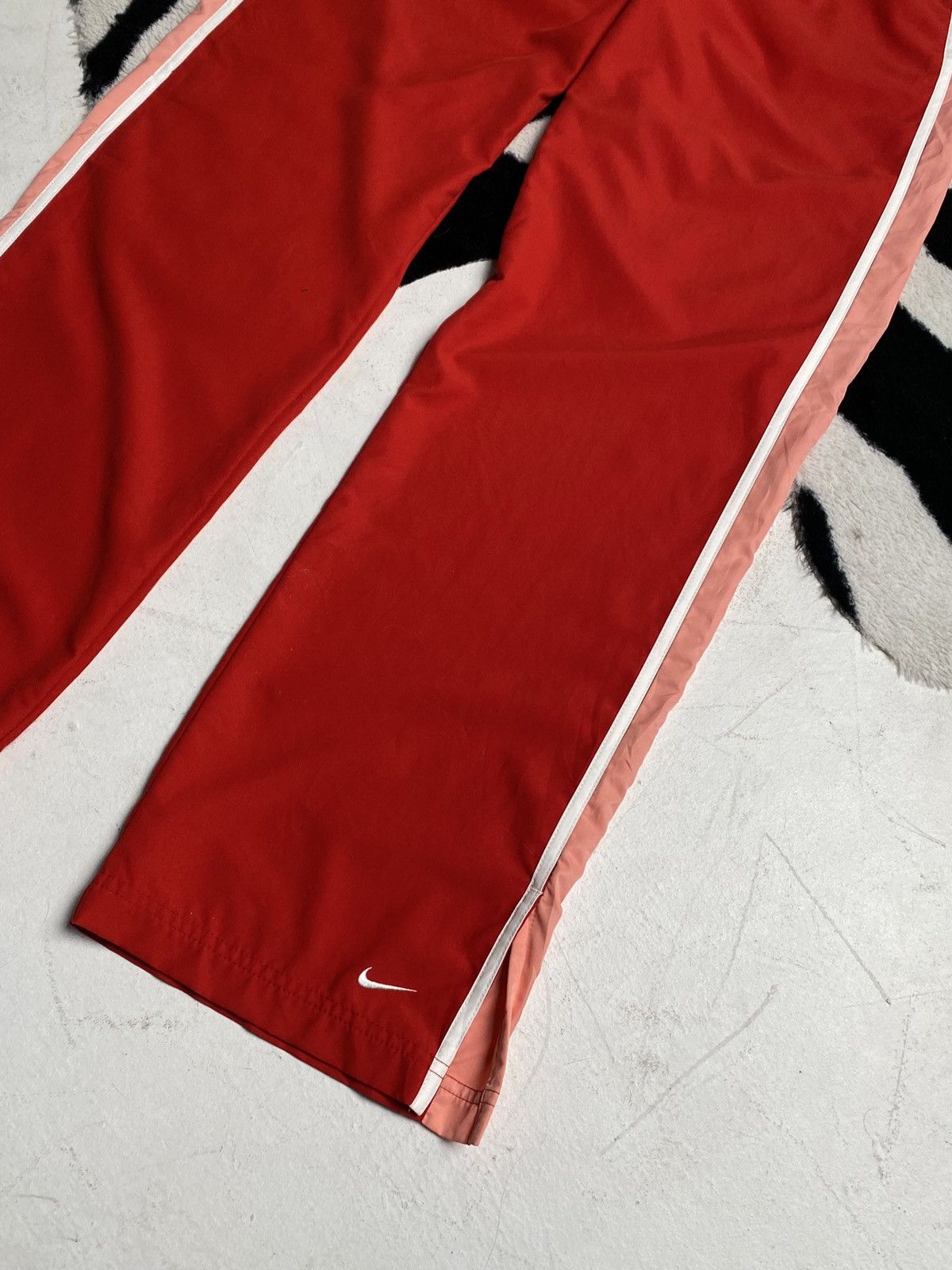 Nike × Vintage Vintage nylon truck pants Nike drill red Size US 34 / EU 50 - 10 Thumbnail