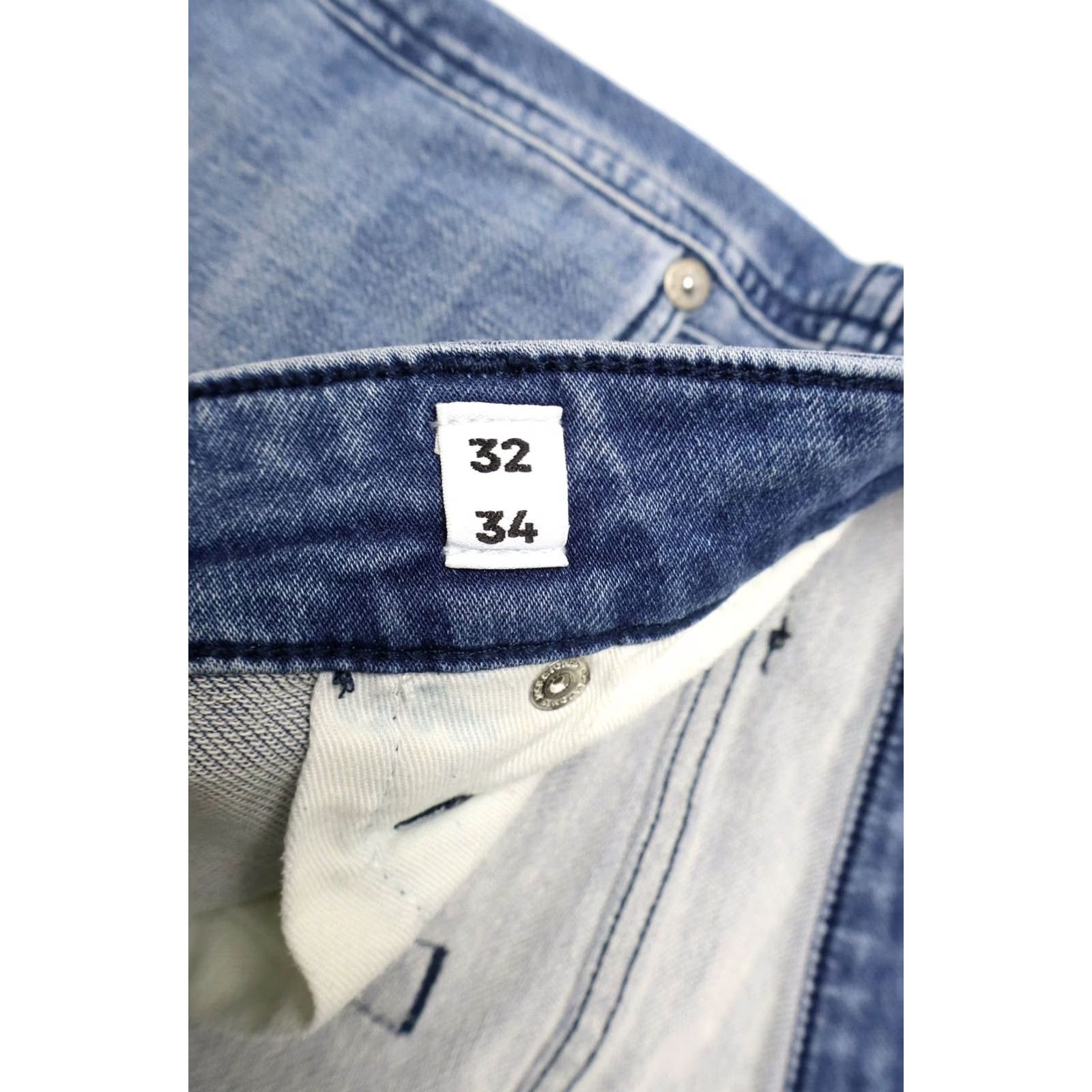 Jack & Jones JACK & JONES Slim/Glenn Jeans Men's W32/L34 Blue Whiskers Button Fly Stretch Slim Jeans Mens W32/L34 Blue Whiskers Button Fly Stretch Size US 32 / EU 48 - 6 Thumbnail