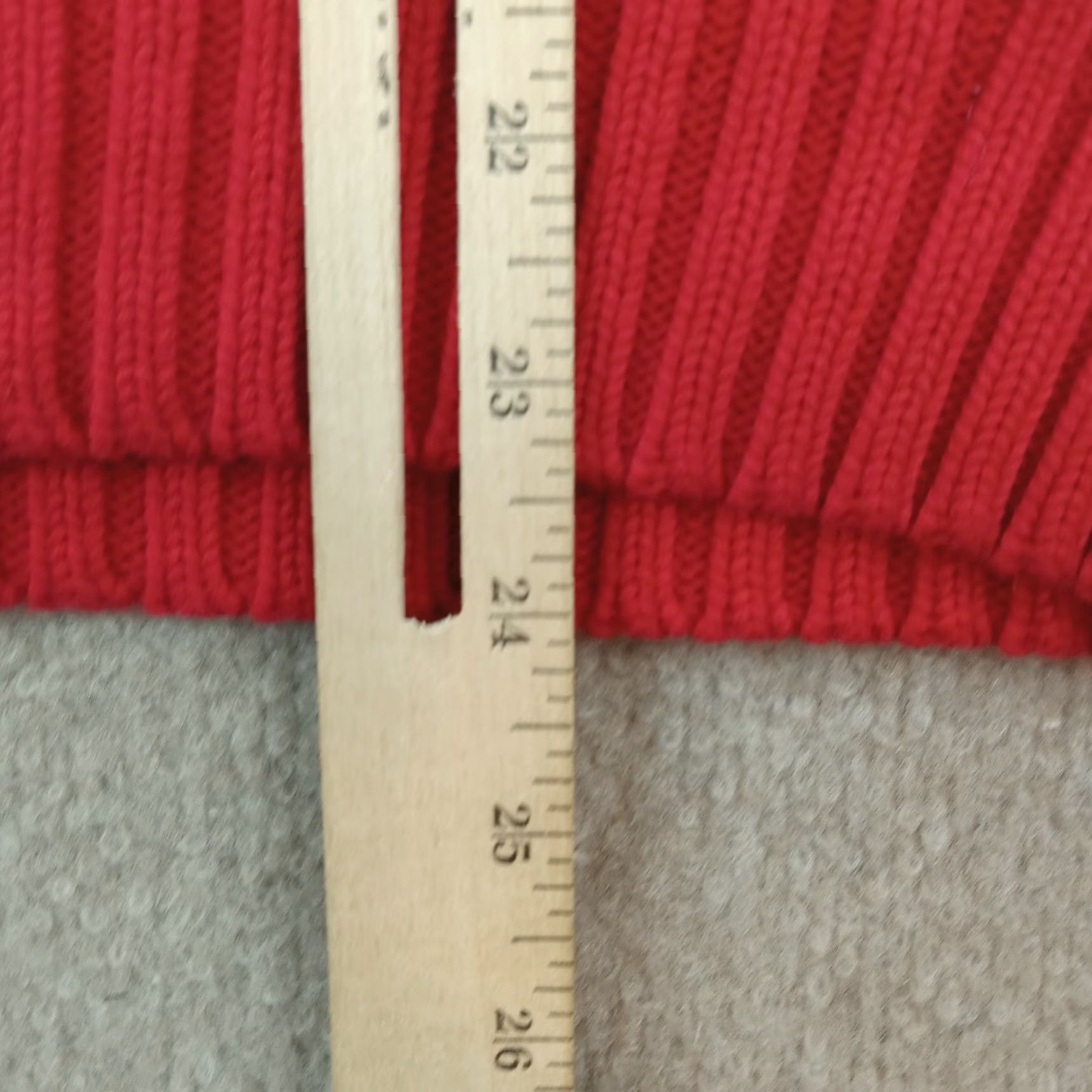 Ralph Lauren Polo Ralph Lauren Sweater Mens Large Red Crew Neck Long Sleeve Pony Cotton Size US L / EU 52-54 / 3 - 3 Thumbnail