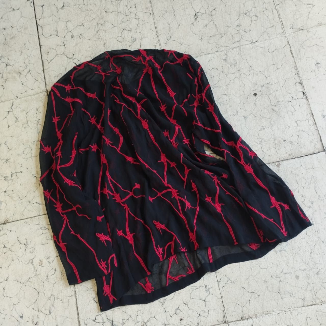 Dries Van Noten × Japanese Brand × Vintage Dries Van noten longsleeve vintage Size XS / US 0-2 / IT 36-38 - 2 Thumbnail