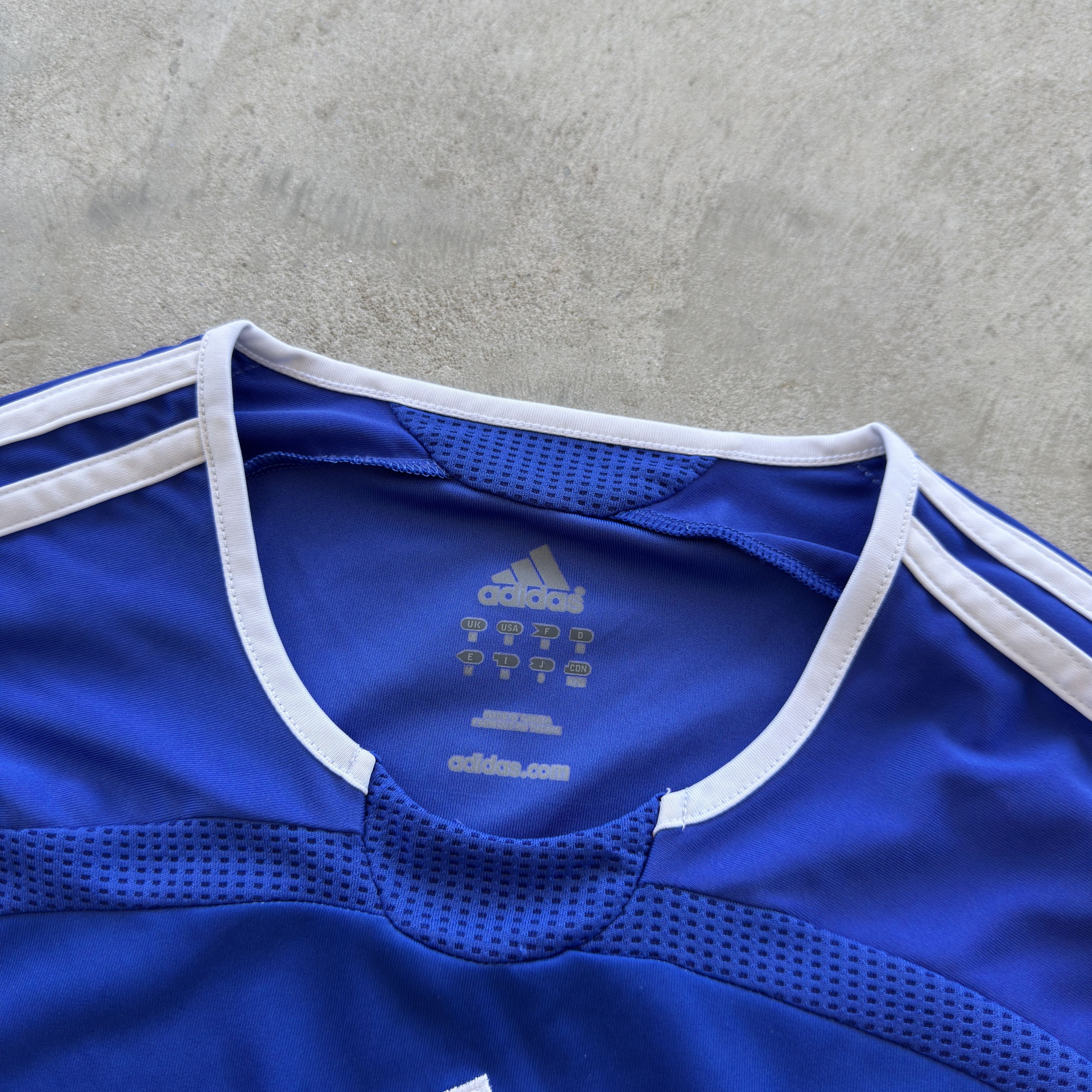 Adidas Vintage Adidas Dynamo Kyiv Long Sleeve Soccer Jersey Blue M Size US M / EU 48-50 / 2 - 6 Thumbnail
