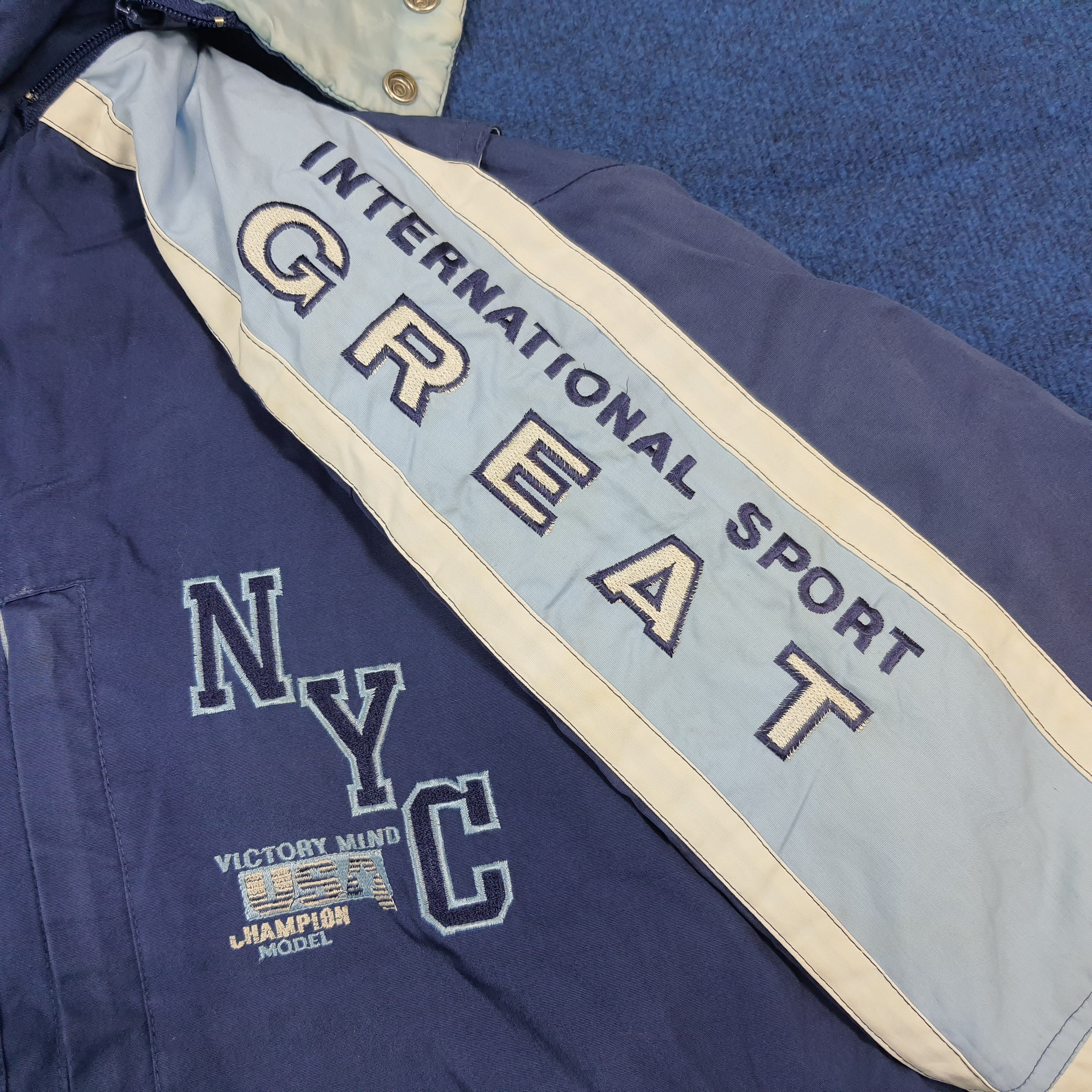 Vintage Vtg 90s GQford Club Team Sport Parka Jacket NYC C284N4 Size US L / EU 52-54 / 3 - 6 Thumbnail