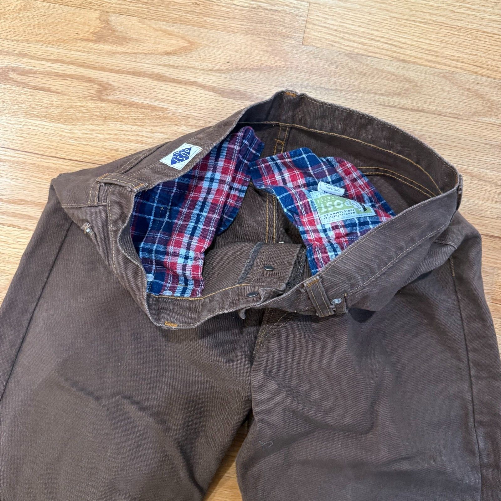 Post Overalls Post Overalls Post O'Alls Canvas 5 Pocket Straight Fit Pants Size US 31 - 7 Thumbnail