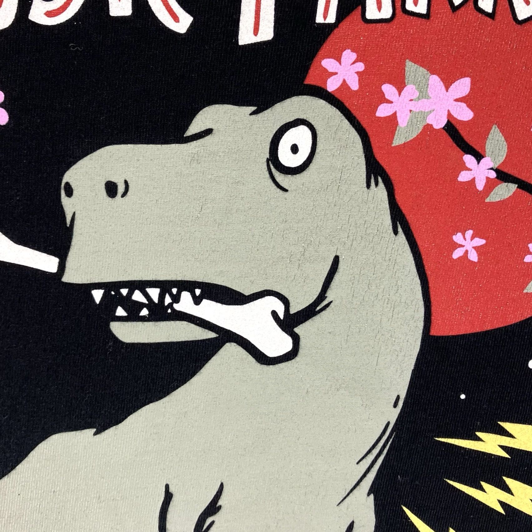 Vintage Riot Society Jurassic Park T-Shirt Medium Black Graphic Print Funny T-Rex Unisex Size US M / EU 48-50 / 2 - 5 Thumbnail