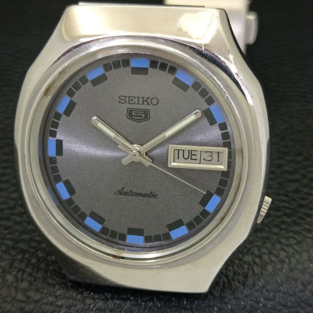 Seiko Genuine Vintage Seiko 5 Automatic Japan Mens Watch A500077 Size 38 - 3 Thumbnail