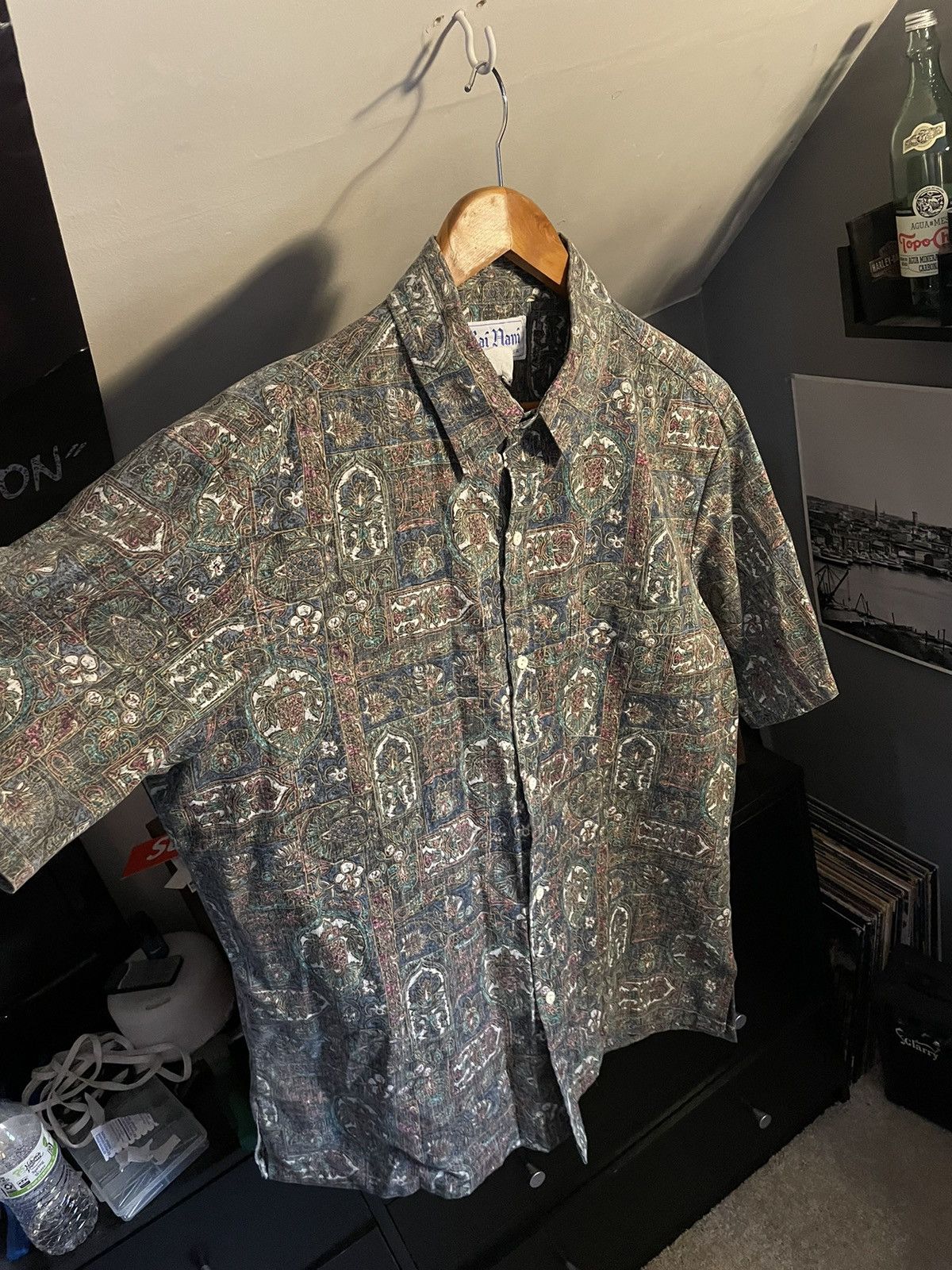Vintage Vintage 90’s Sunfaded Hawaiian Button Up Shirt Size US L / EU 52-54 / 3 - 2 Thumbnail