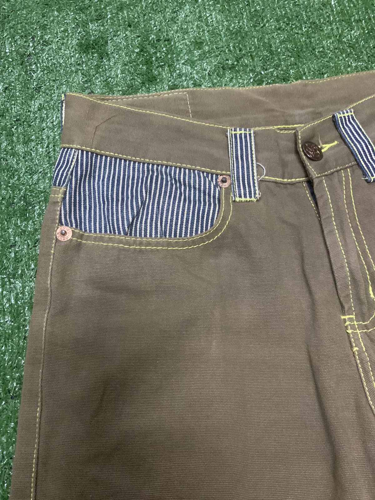 Japanese Brand EVISU HIKORY MULTIPOKET Pants Size US 30 / EU 46 - 9 Thumbnail