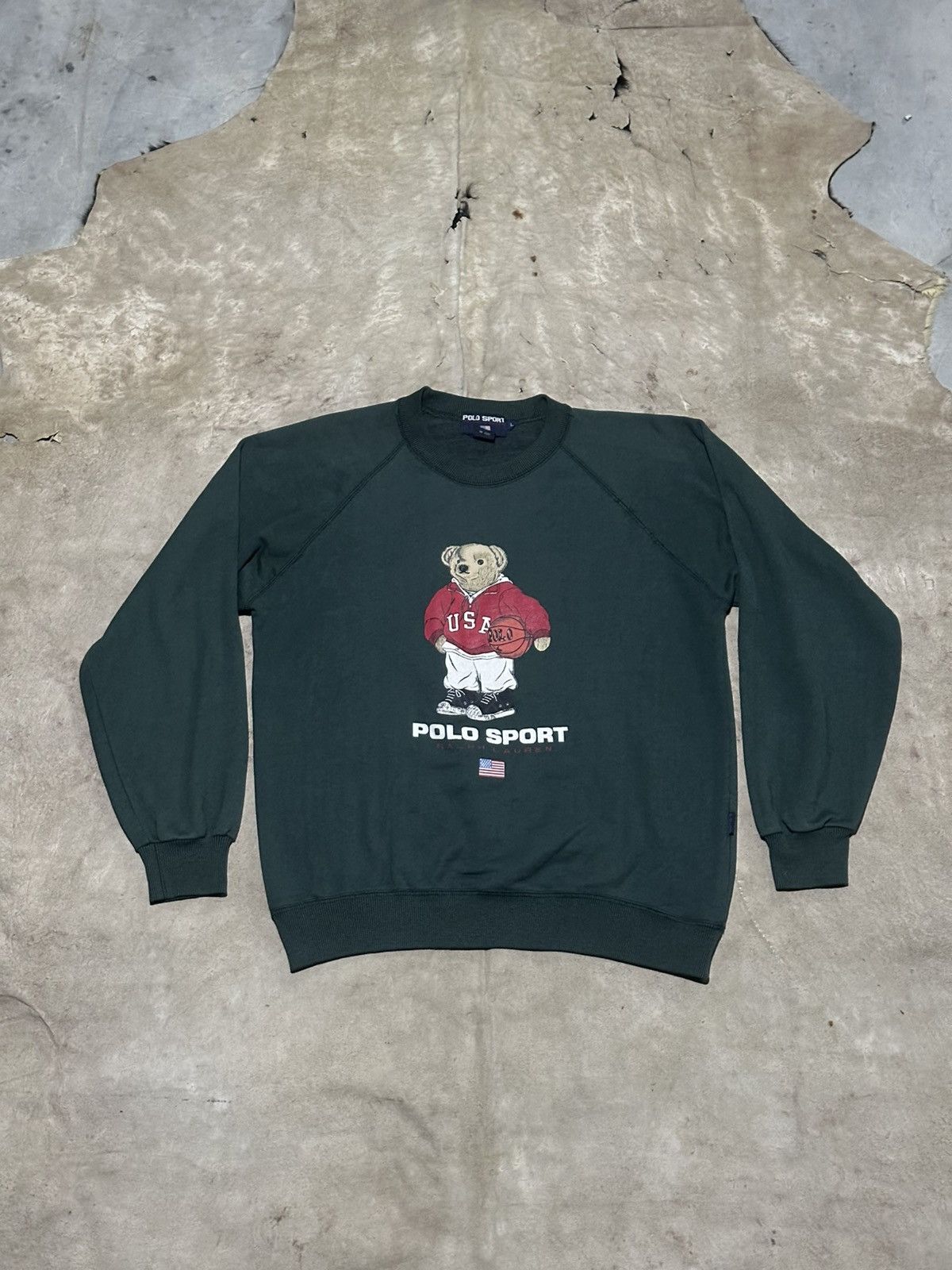 Polo Ralph Lauren Polo Ralph Lauren Polo Sport basketball bear green 90s Size US L / EU 52-54 / 3 - 1 Thumbnail