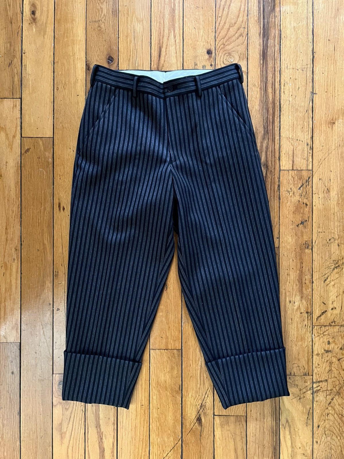 Comme des Garcons Homme Plus AW12 Comme des Garcons Homme Plus Striped Pants Size US 29 - 1 Thumbnail