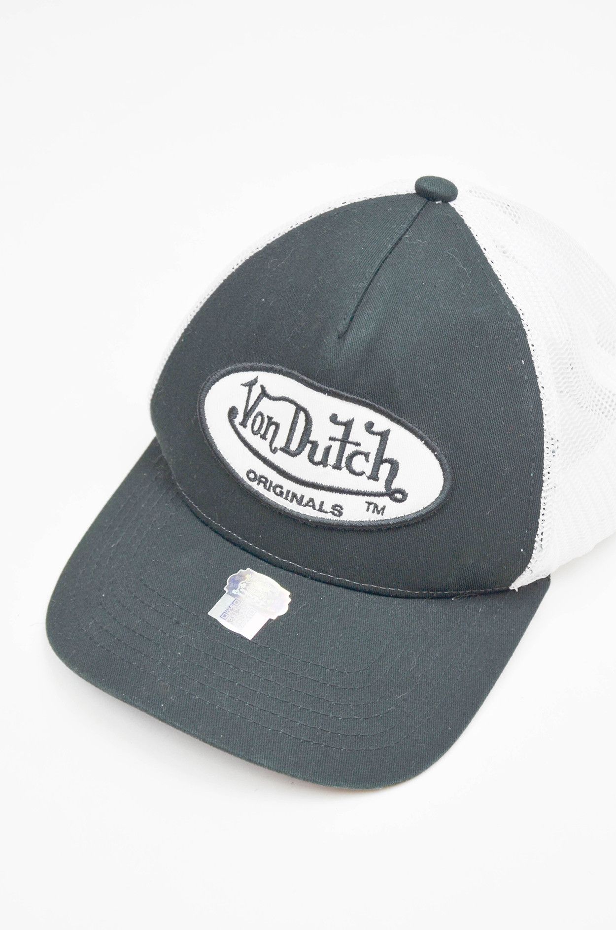 Von Dutch Von Dutch Trucker Hat — Black/White Mesh Snapback Size ONE SIZE - 2 Thumbnail