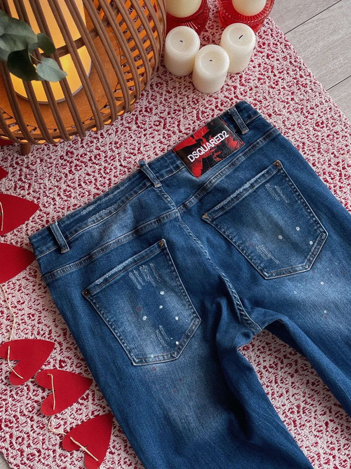 Dsquared2 Dsquared2 Light Blue Slim Jeans Size US 36 / EU 52 - 12 Thumbnail