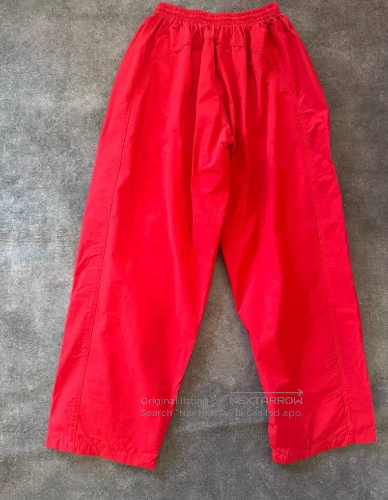 Balenciaga Balenciaga Soccer Collab Red Nylon Series Sport Pants Size US 30 / EU 46 - 2 Thumbnail