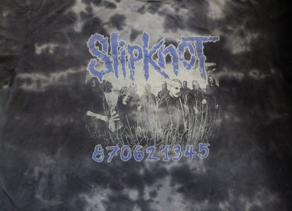 Band Tees Slipknot Tie Dye T-Shirt Size US XXL / EU 58 / 5 - 2 Thumbnail
