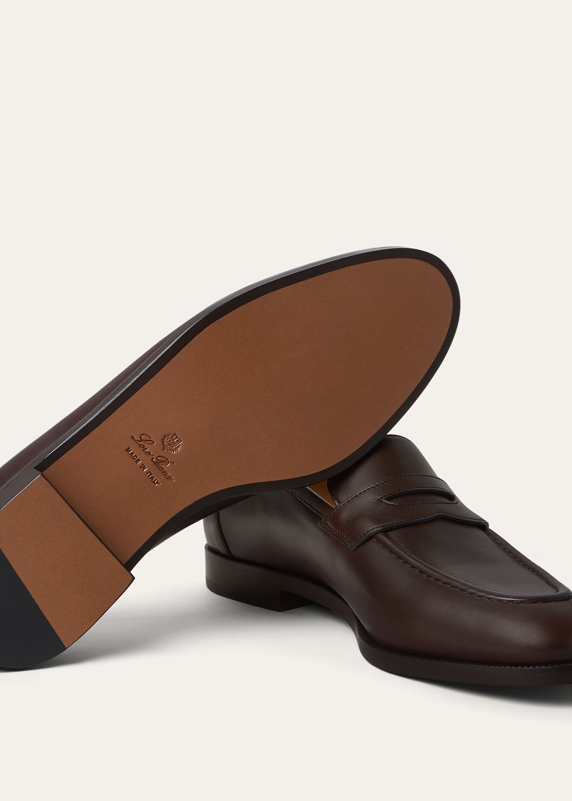 Loro Piana os11x0326 FAP5428 Sergio Loafers in French Coffee Size US 10 / IT 40 - 5 Thumbnail