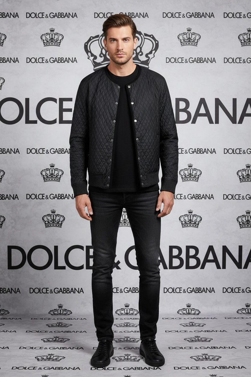 Dolce & Gabbana bomber jacket Dolce & Gabbana size M 48it Size US M / EU 48-50 / 2 - 2 Thumbnail