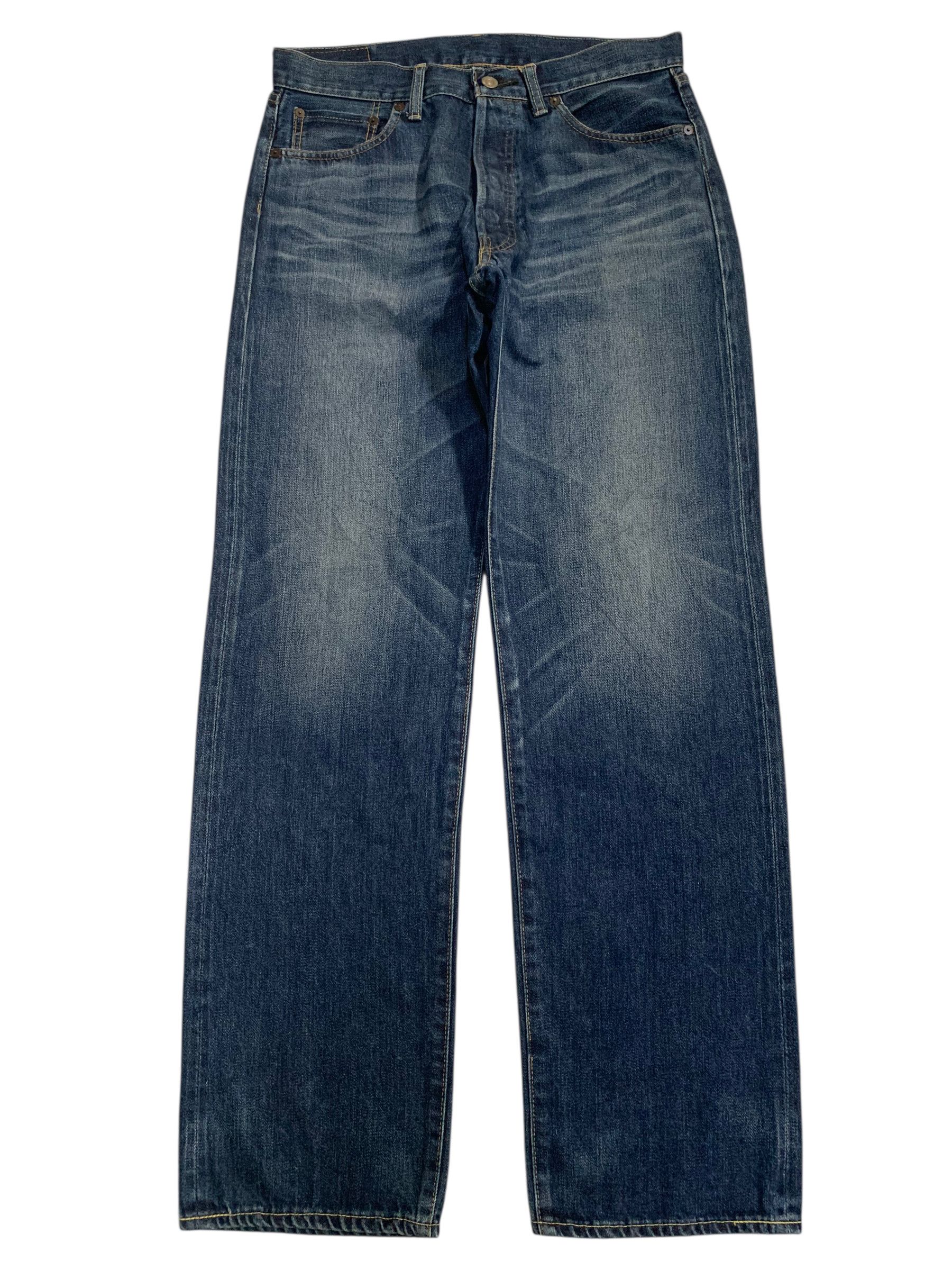Kapital UNKNOWN BRAND JAPANESE SELVEDGE BUTTON FLY DISTRESSED DENIM Size US 32 / EU 48 - 1 Thumbnail