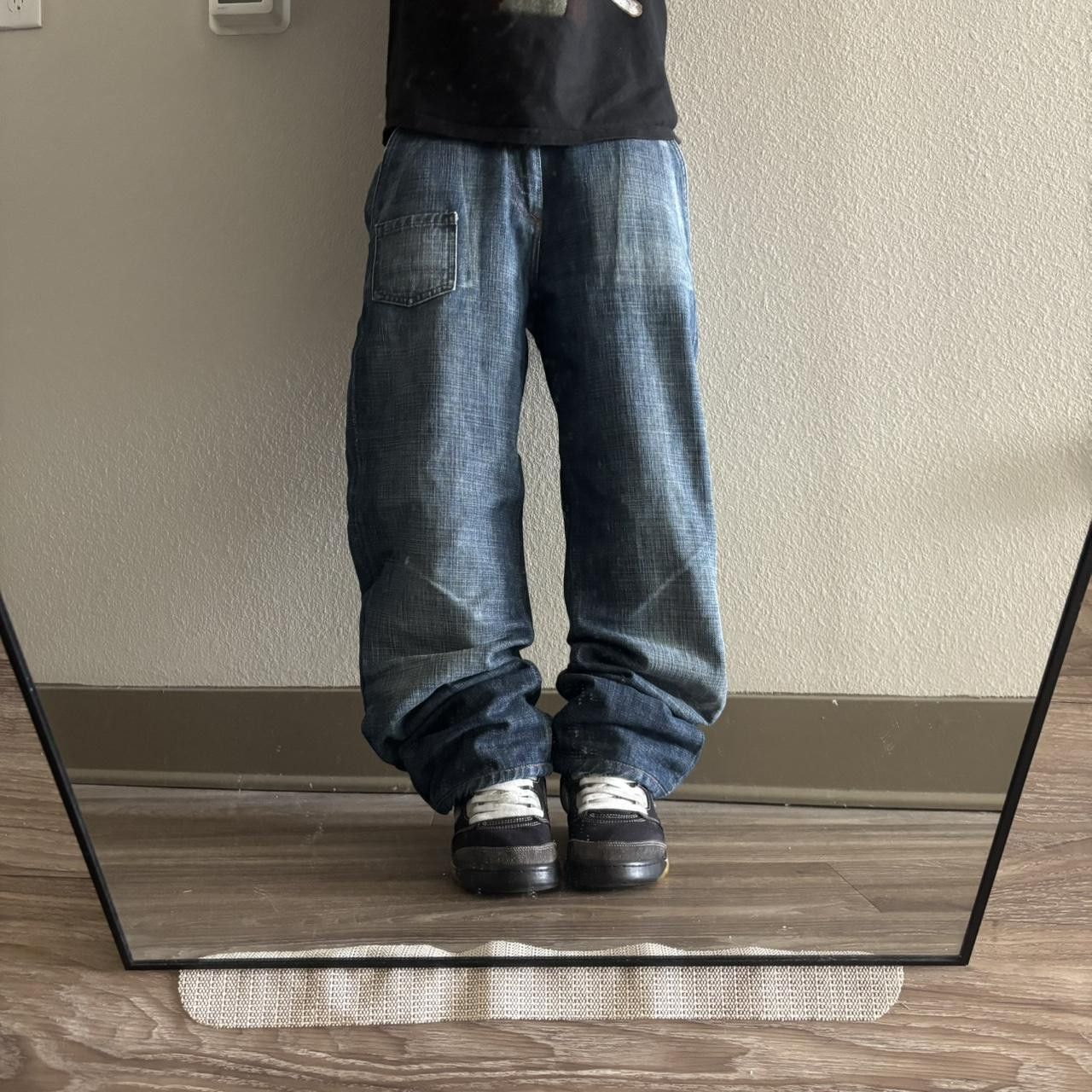 Vintage Crazy Vintage Y2K/2000s Grunge Dark Wash Denim Jeans! 32x31 Size US 32 / EU 48 - 1 Thumbnail