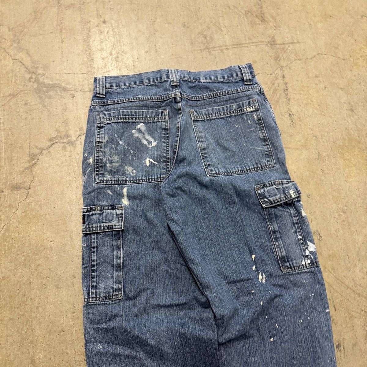 Wrangler Vintage Wrangler Cargo Paint Splatter Jeans Denim Mens 30x32 Size US 30 / EU 46 - 6 Thumbnail