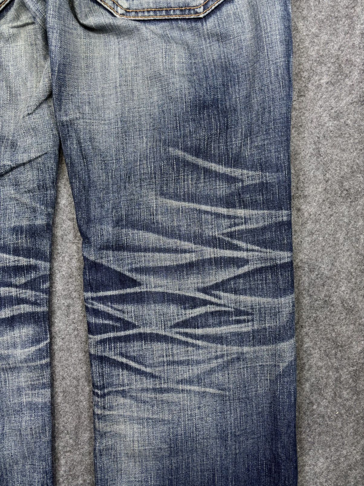 Edwin 💥Thrashed💥Sick Edwin Raw Fades Bush Denim F940 Size US 32 / EU 48 - 15 Thumbnail