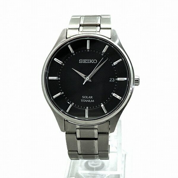 Seiko Seiko Seiko Titanium Mens Wristwatch Metal Automatic V157-0BX0 DUTY FREE for USA Size ONE SIZE - 1 Thumbnail