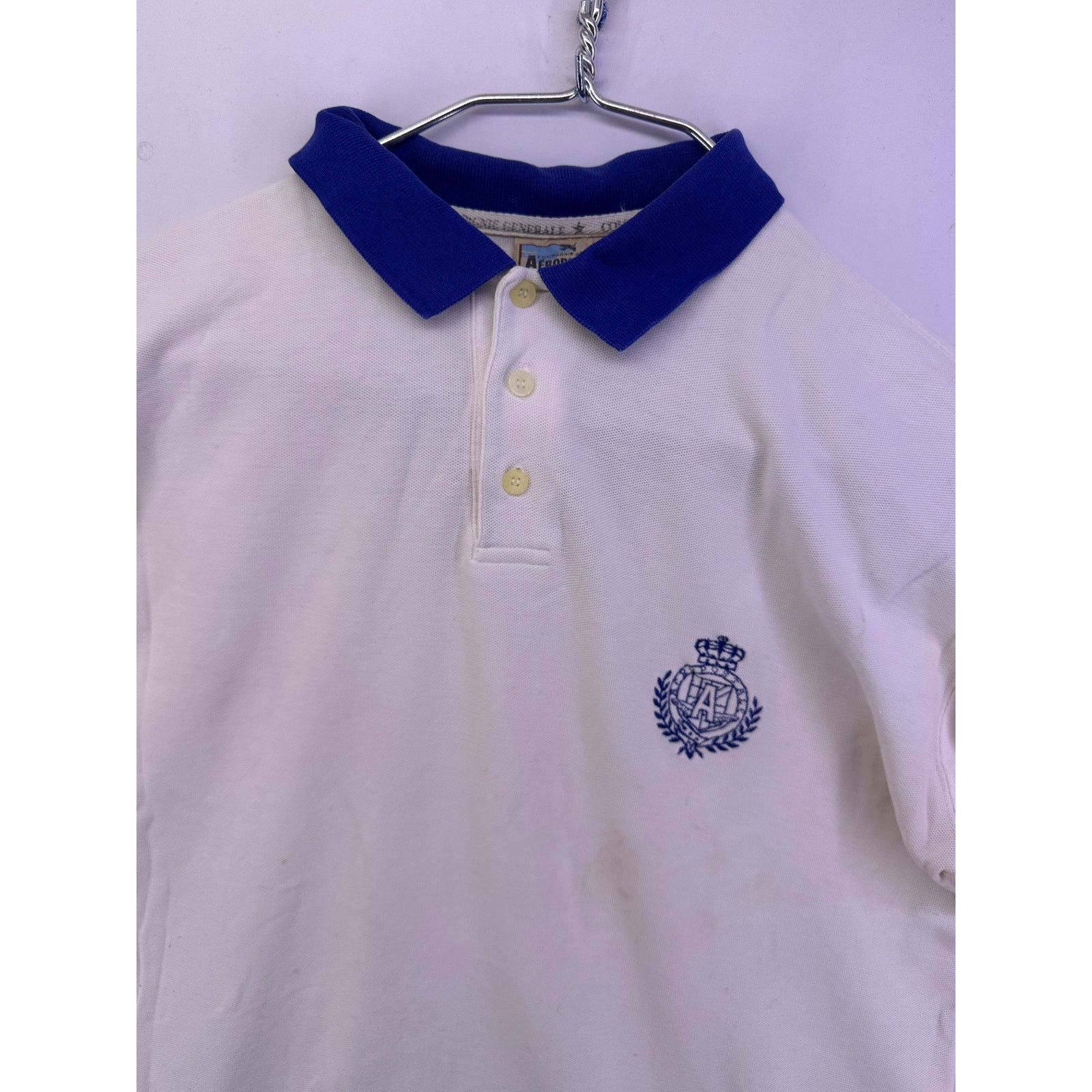 Aeropostale Vintage Aeropostale White and Blue polo shirt Size large Size US L / EU 52-54 / 3 - 7 Thumbnail