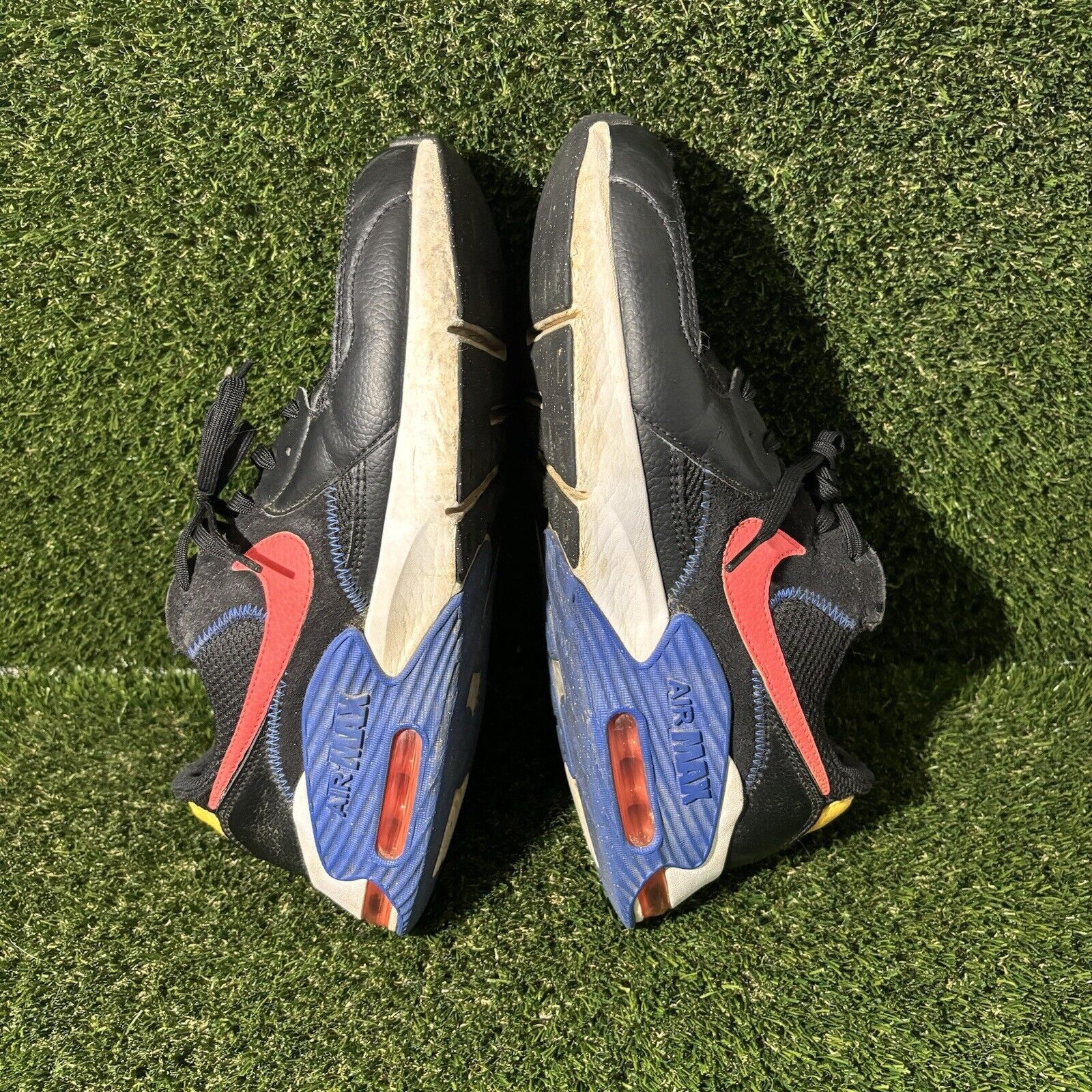 Nike Size 10.5 - Nike Air Max Excee Black Royal Crimson Size US 10.5 / EU 43-44 - 4 Thumbnail