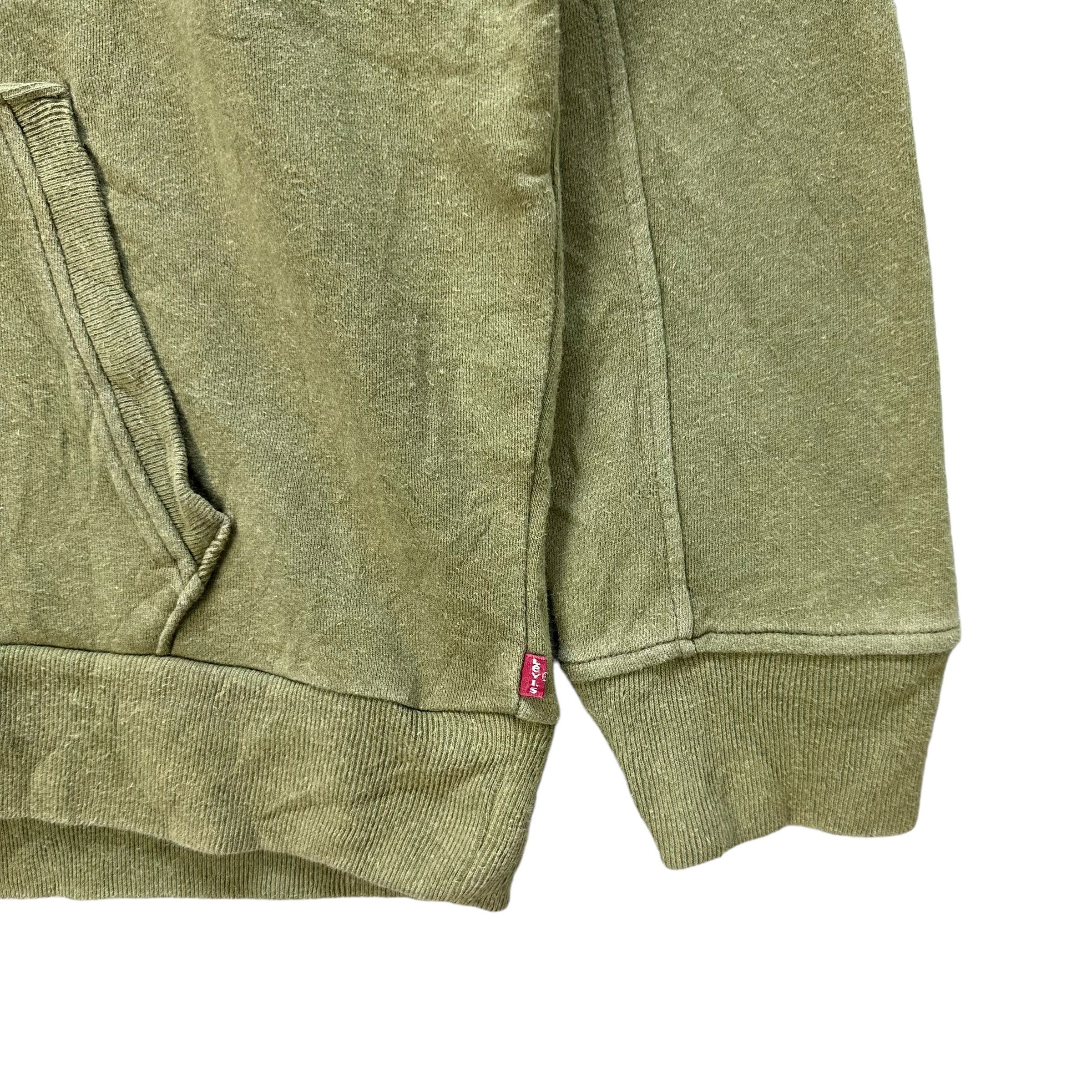 Levi's Levi's Plain Green Pullover Hoodies Sweatshirts #A1-0015 Size US L / EU 52-54 / 3 - 5 Thumbnail