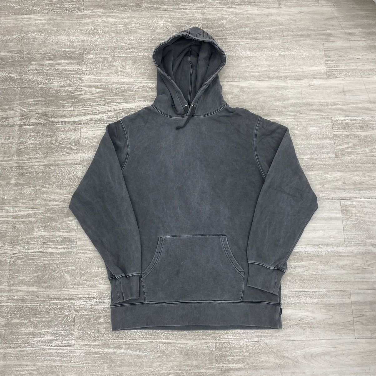 Image of Hoodie Supreme Ss16 Overdyed in Grey, Men's (Size XL)