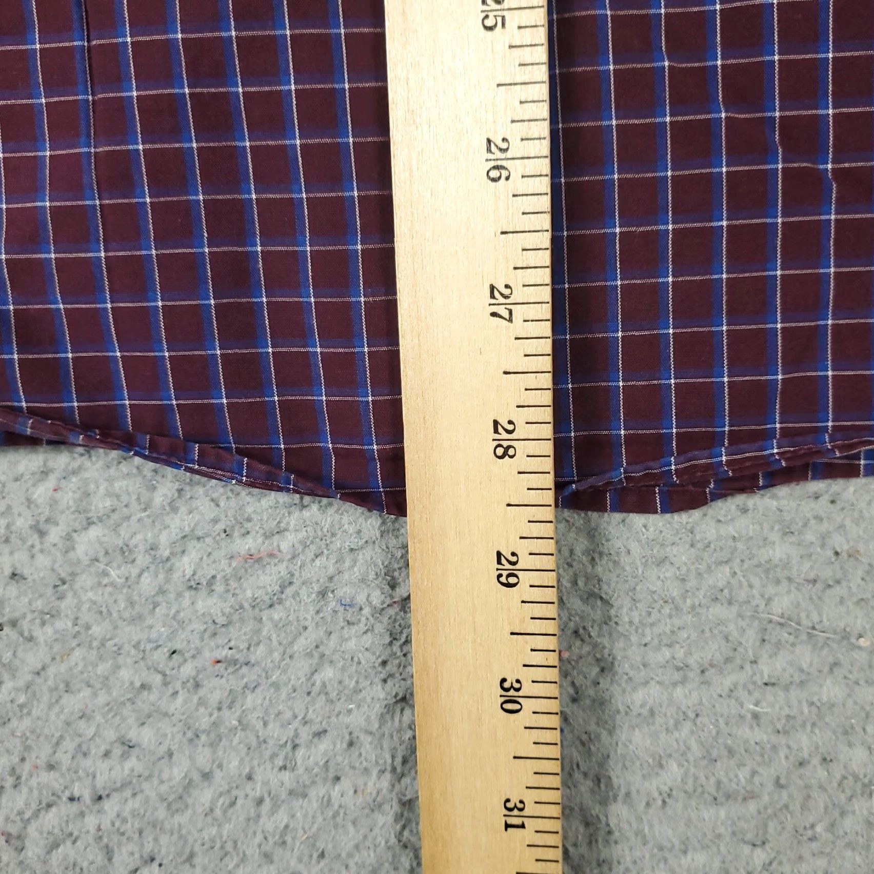 Nautica Nautica Button-Up Shirt Mens Size Medium Purple Plaid Long Sleeve Casual Size US M / EU 48-50 / 2 - 4 Thumbnail