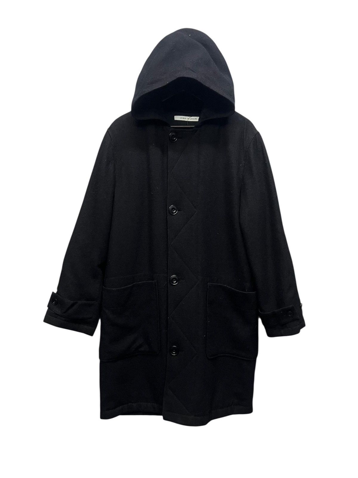 Lemaire × Uniqlo Uniqlo and Lemaire Wool Long Coat With Hoodie Size US L / EU 52-54 / 3 - 1 Thumbnail