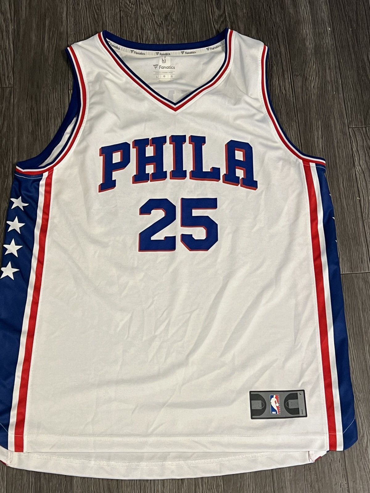 NBA Ben Simmons Home Large Philadelphia 76ers Fanatics Jersey Grailed